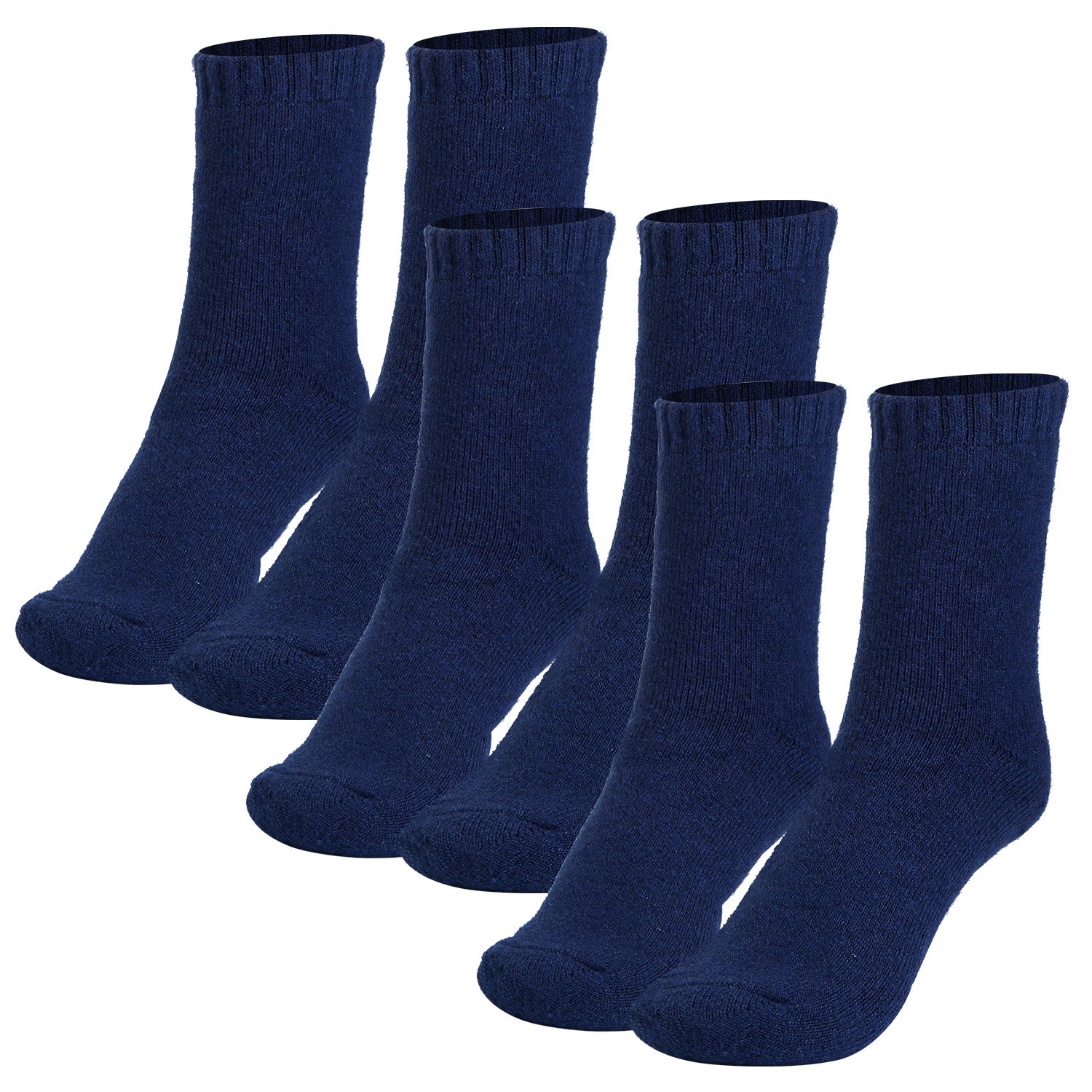 3 Color Options -- 3 Pairs Men Warm Wool Socks Soft Cozy Winter Thermal Socks For Men Thick Heat-Trapping Moisture Wicking Socks Indoor Outdoor — foto 8