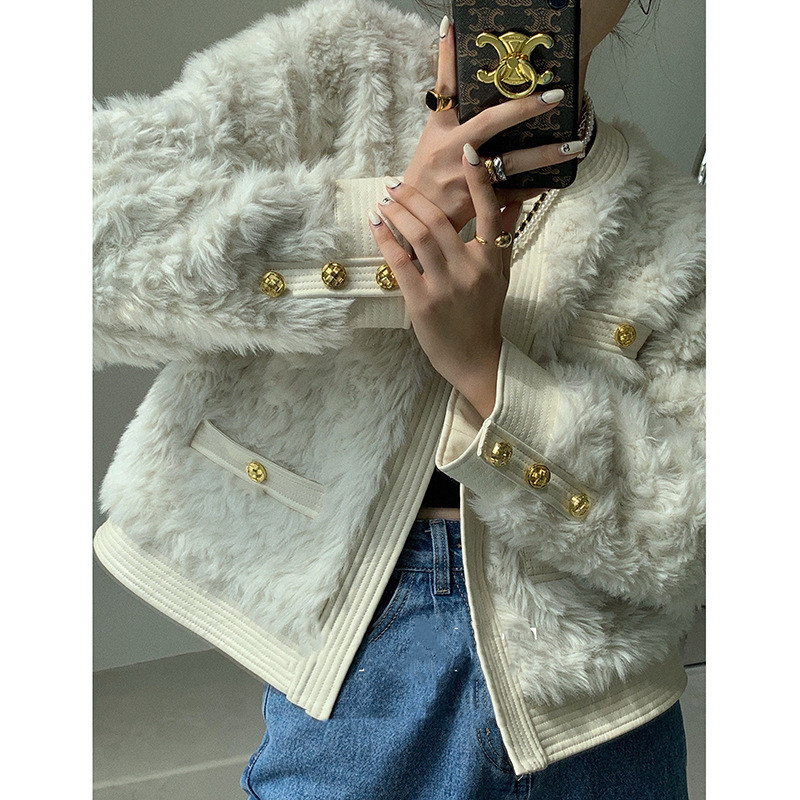 Women's Gold Buckle Small Fragrance Jacket