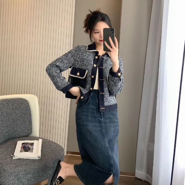 Short Lapel Small Fragrant Coat Top Woman - Shop at LoveMi