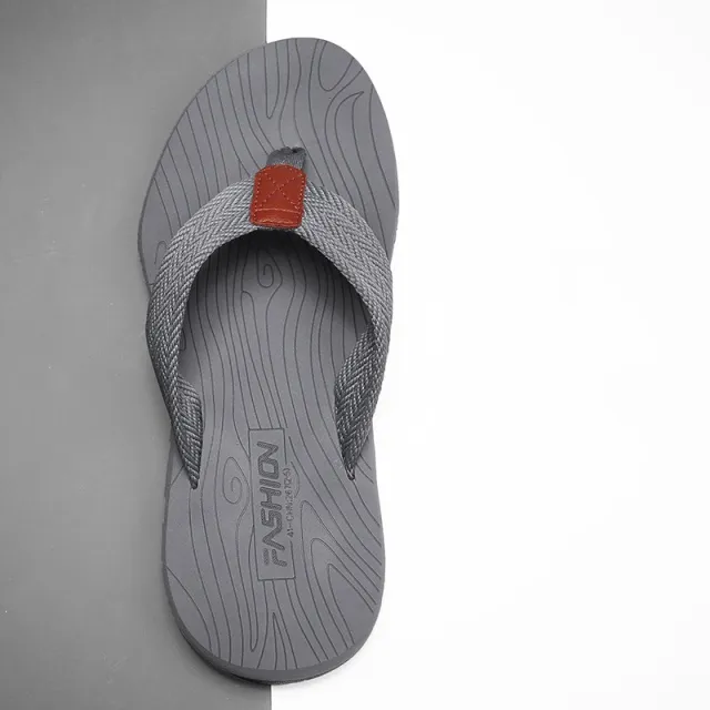 Men's Non Slip Beach Sandals For External Wear Grey - Shop at LoveMi