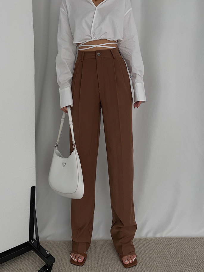 Title 8, Wang Fried Trousers Are Thin, Long Legs And Hig...