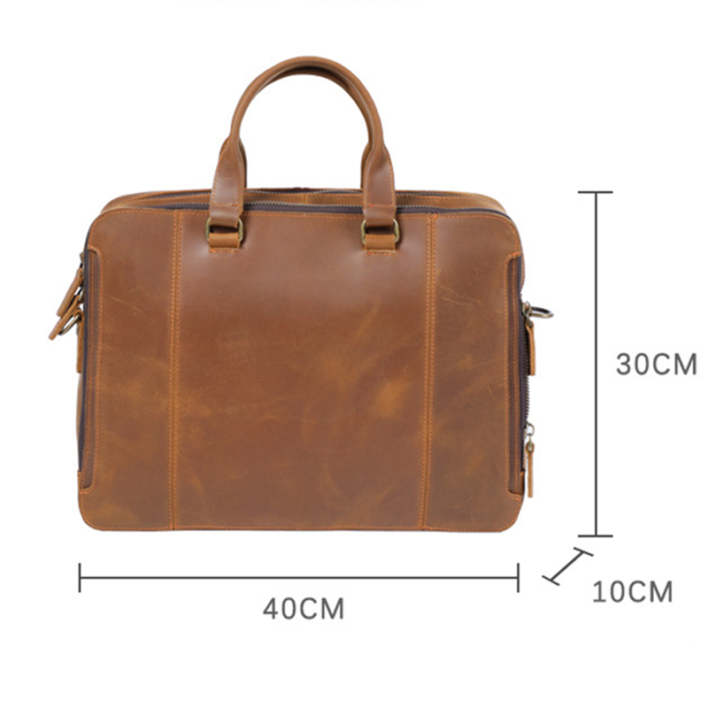 Men's Official Leather Business Handbag — foto 3