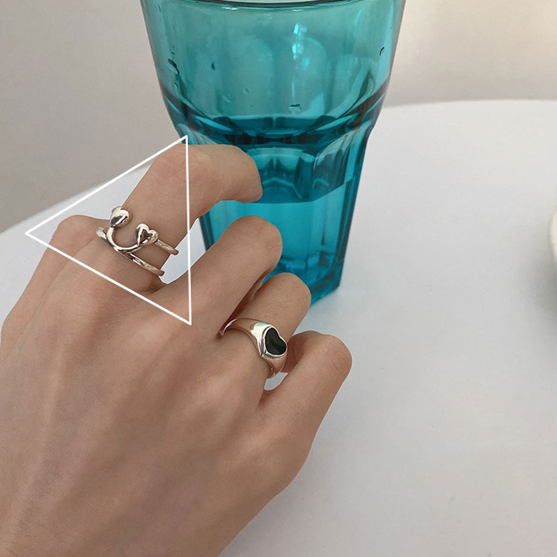 Fashionable Heart Dollar Smiling Face Ring Jz1253 - Shop at LoveMi