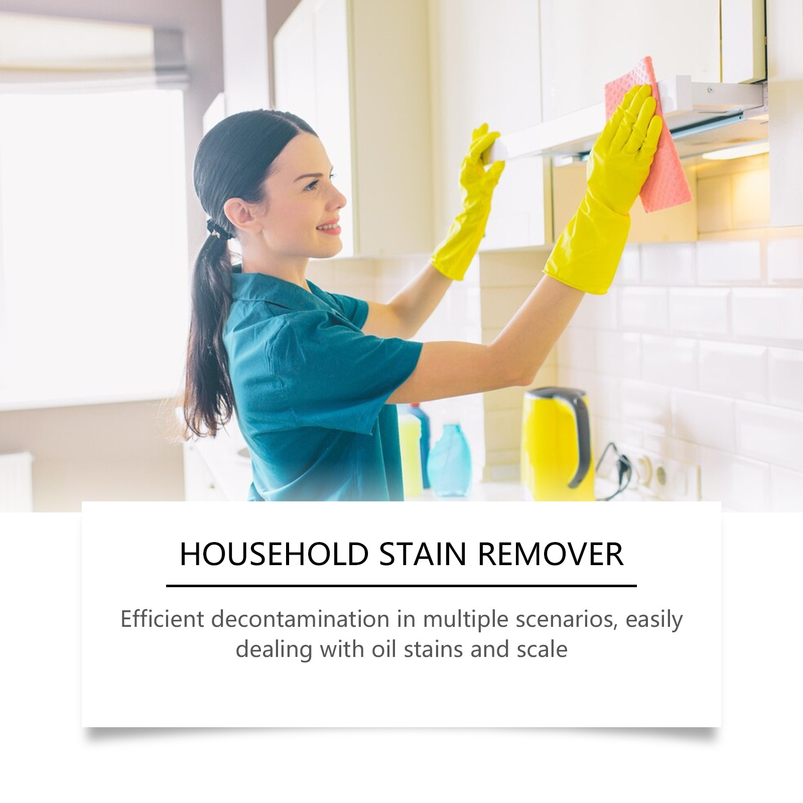JAYSUING Household Stain Remover And Cleaner For Tiles, Floors, Kitchens - Multi-purpose Household Cleaner For Removing Stains And Limescale