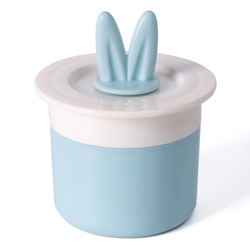 Rabbit ear light blue bag