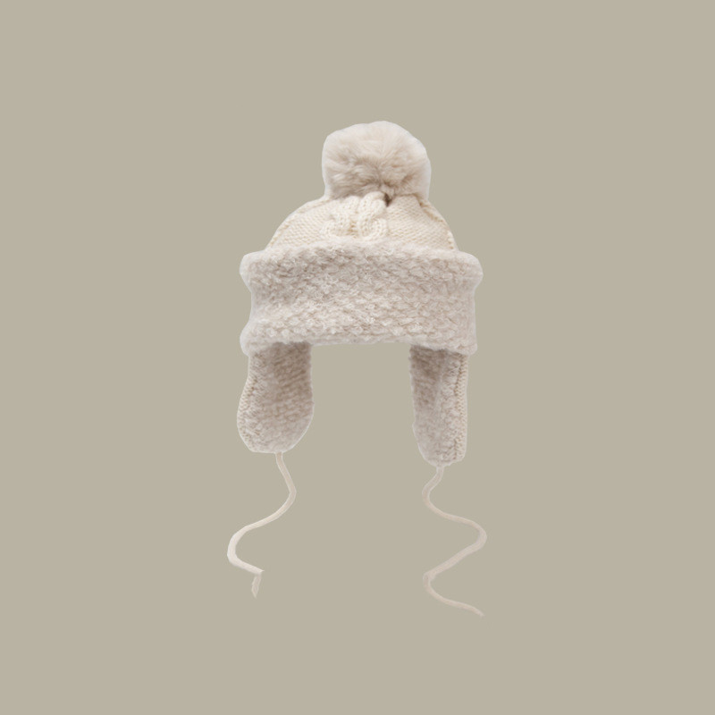Knitted Cute Ear Protection Woolen Hat