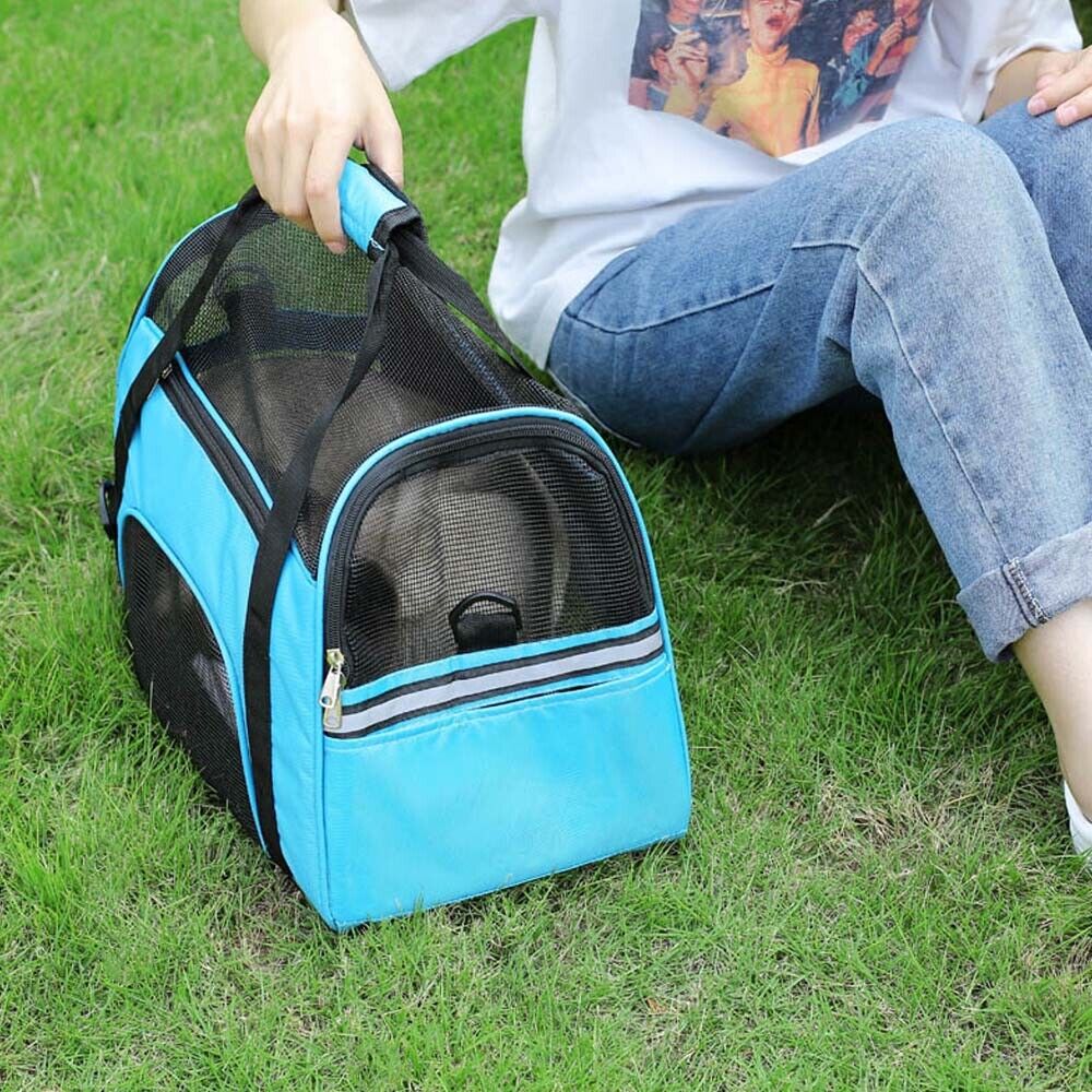 Large Pet Carrier Bag AVC Portable Soft Fabric Fold Dog Cat Puppy Travel — image 10