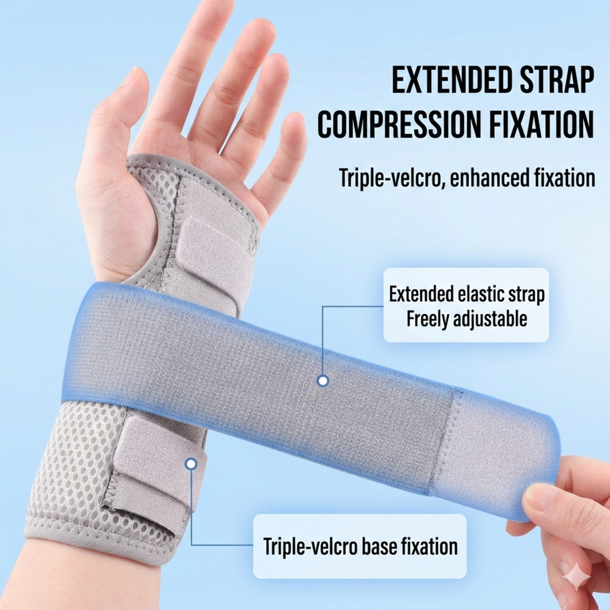 Attelle Poignet Aluminium — Soulagement Carpal Tunnel - image 3