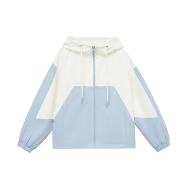 Loose Fitting Youthful And Energetic Sports Coat Light Blue - Shop at LoveMi