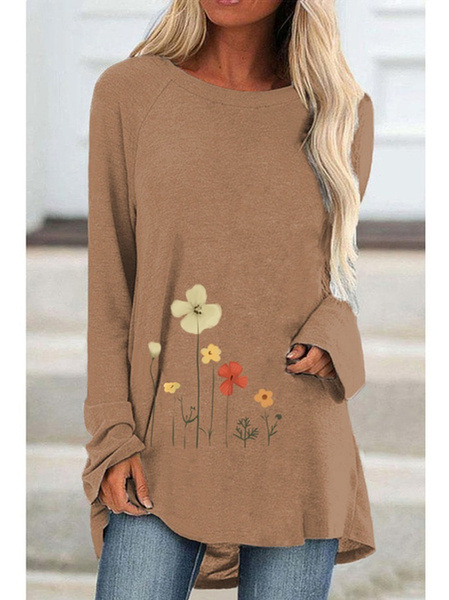  Amazon Wish New Floral Print Long Sleeve