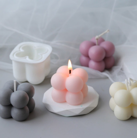 Mini Rubik's Cube Scented Candle Silicone Mold