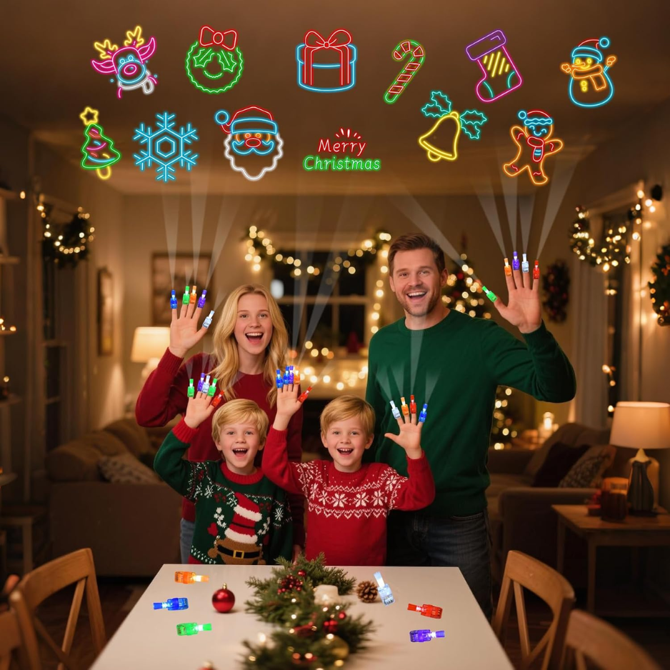 36Pcs Christmas Finger Lights Toys, Kids Party Favors & Stocking Stuffers 5