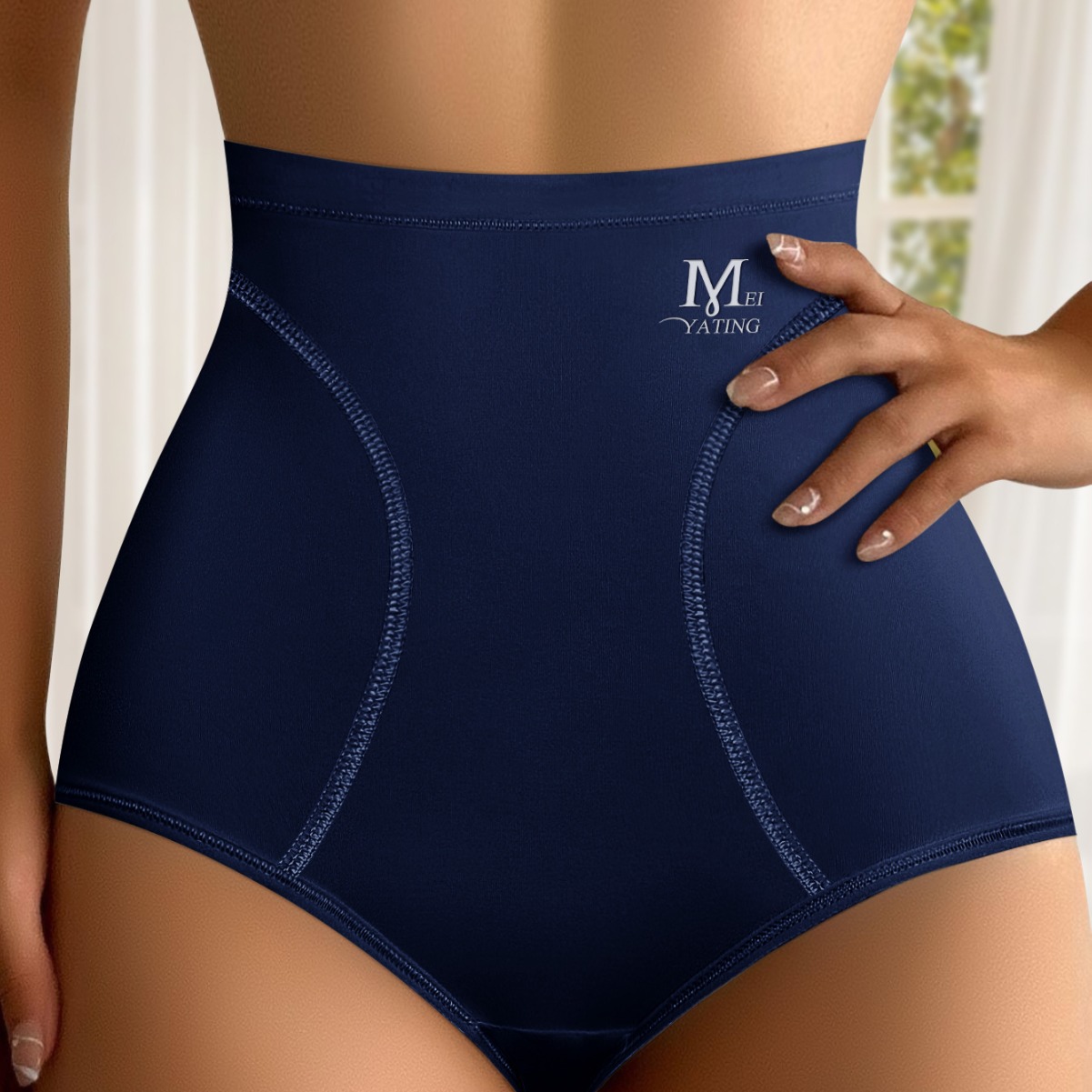 Milk Silk High Waisted Triangles Breathable Panties