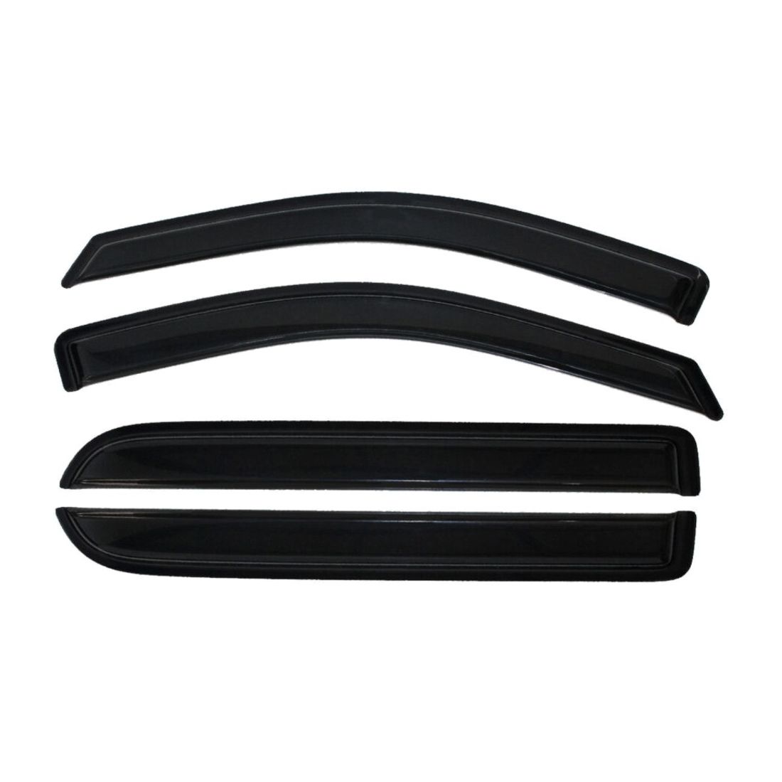 Window Visor Deflector For Ford 04-08 F-150 Lincoln 06-08 Mark LT Crew Cab