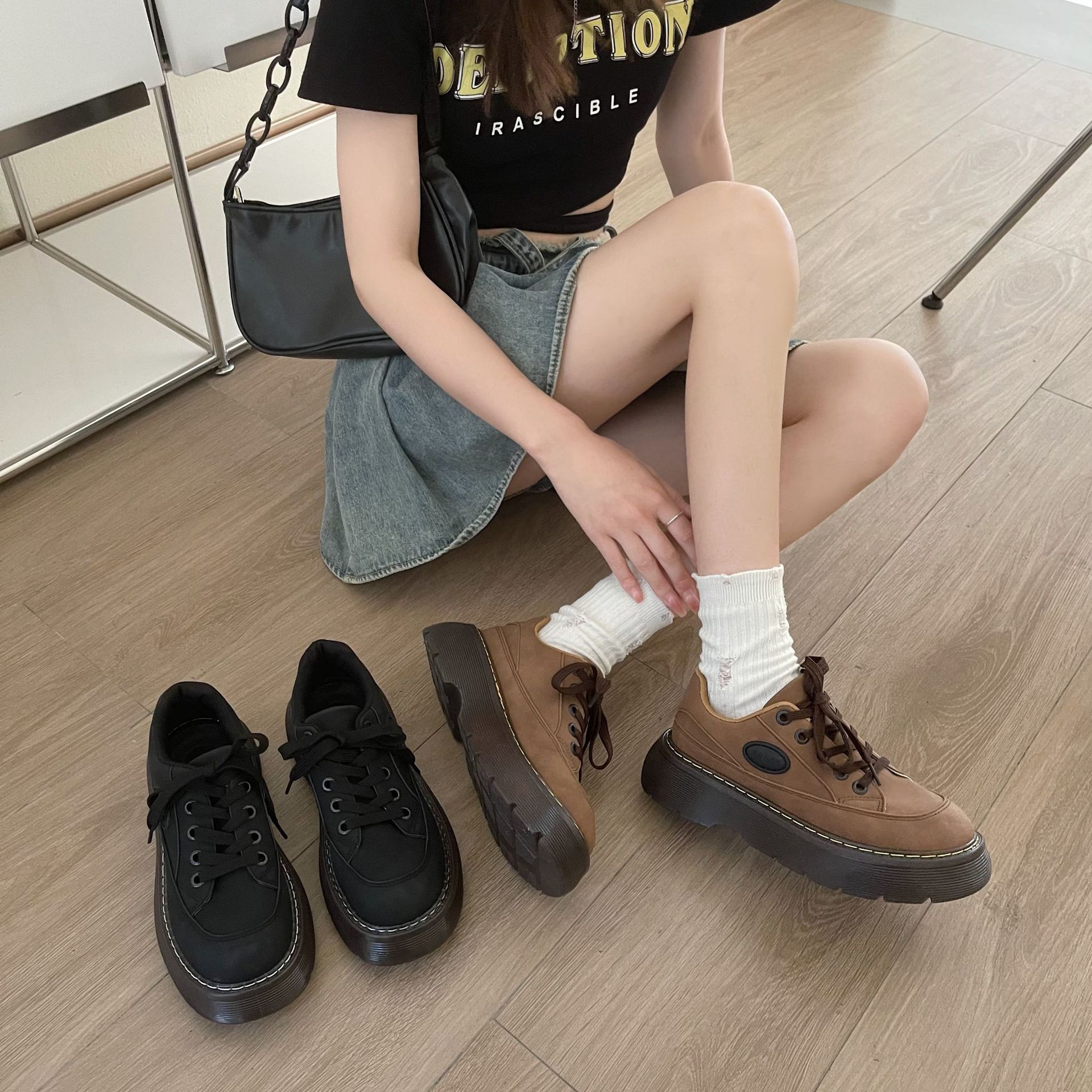 Thick Bottom Mary Jane Retro Women's Fashion Shoes