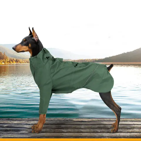 Dog Clothing with Traction Hole Reflective