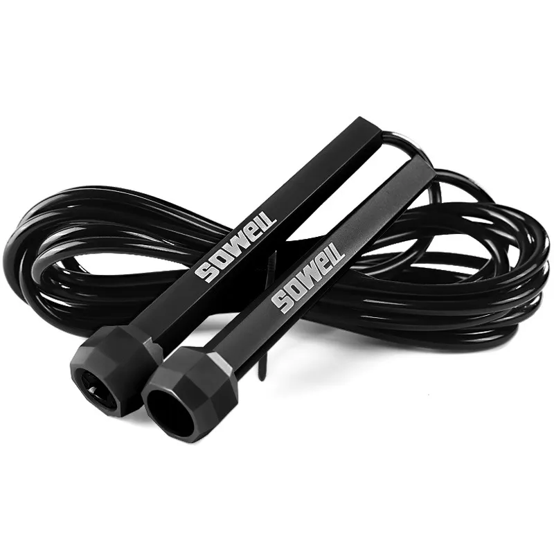 Fitness Crossfit Skipping Rope Cord Speed Jumping Exercise Equipment Adjustable Boxing Skipping Sport Rope Red Balck – image 2