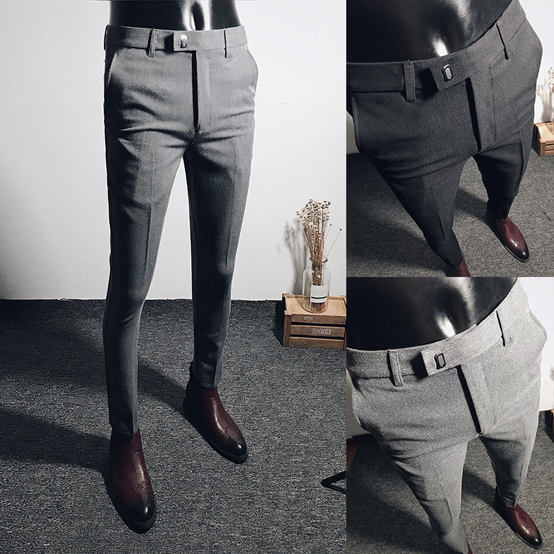 Title 3, Business Casual Britse broek Heren Zwart Stretch