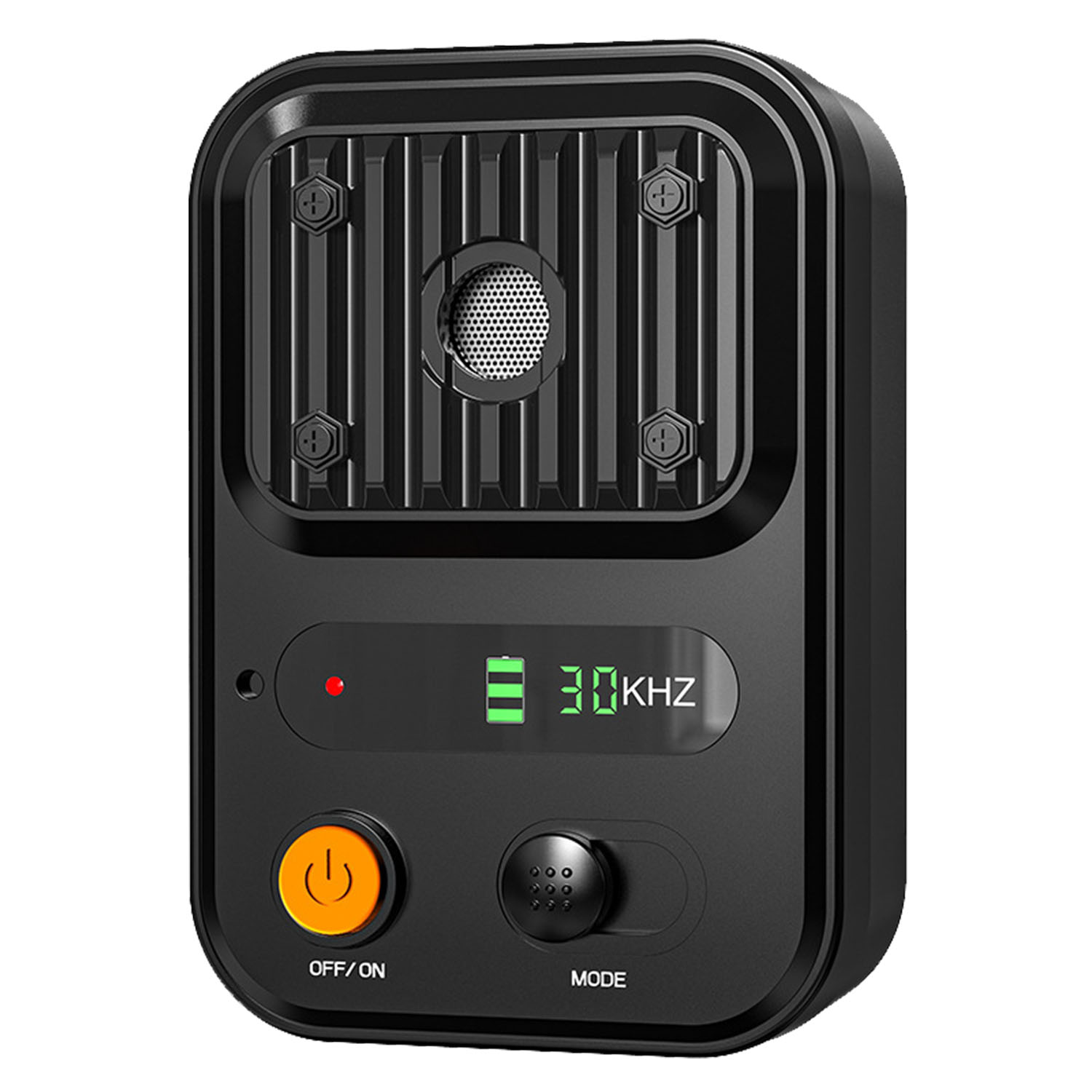 Black-Green Color Options -- 1Pc Ultrasonic Anti-Barking Device Rechargeable Auto Dog Bark Control Deterrent Box Training Device IPX4 Waterproof With 3 Frequency Max 32.8Feet Sensing Distance