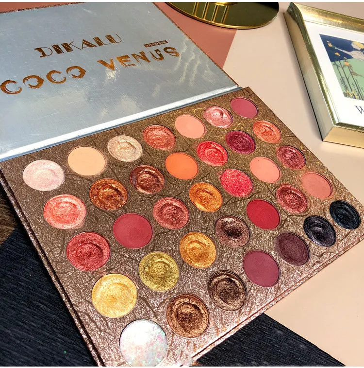 35 Color Mashed Potatoes Wet Eyeshadow Palette Ins Net Red Same Style - As Shown