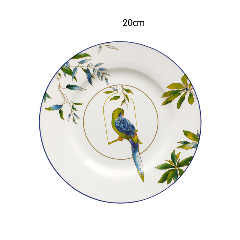 Title 4, Parrot bone china tableware set