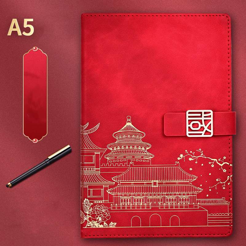 Chinese Style Palace Museum A5 Notebook Gift Box Set - Image 3