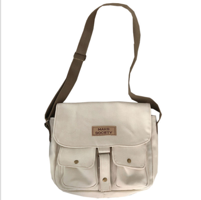 Female Korean Ins Retro Student Canvas Bag