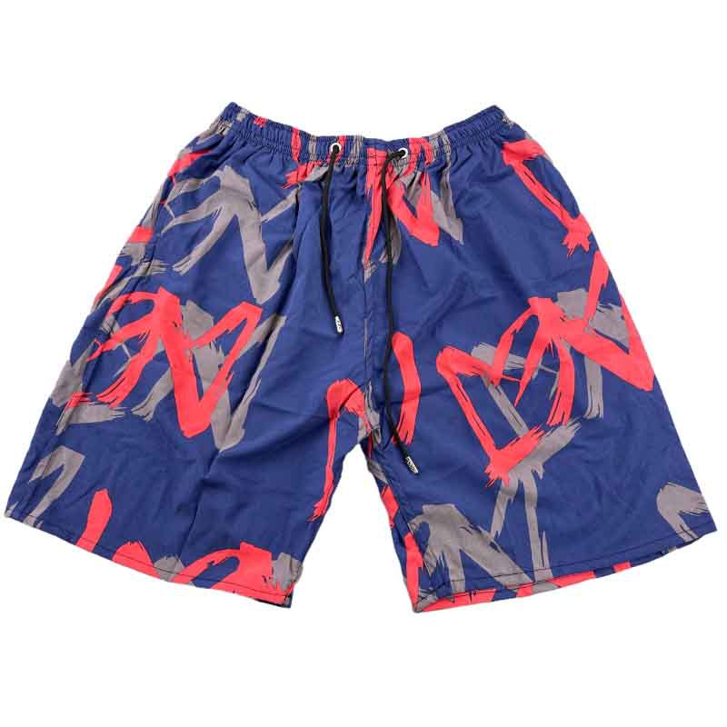 Title 6, Printed Board Shorts Drawstring Casual Pants Su...