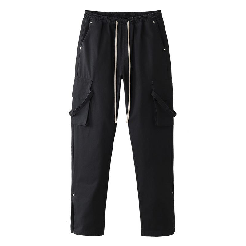 Women's Multi-pocket Workwear Straight Loose Trousers