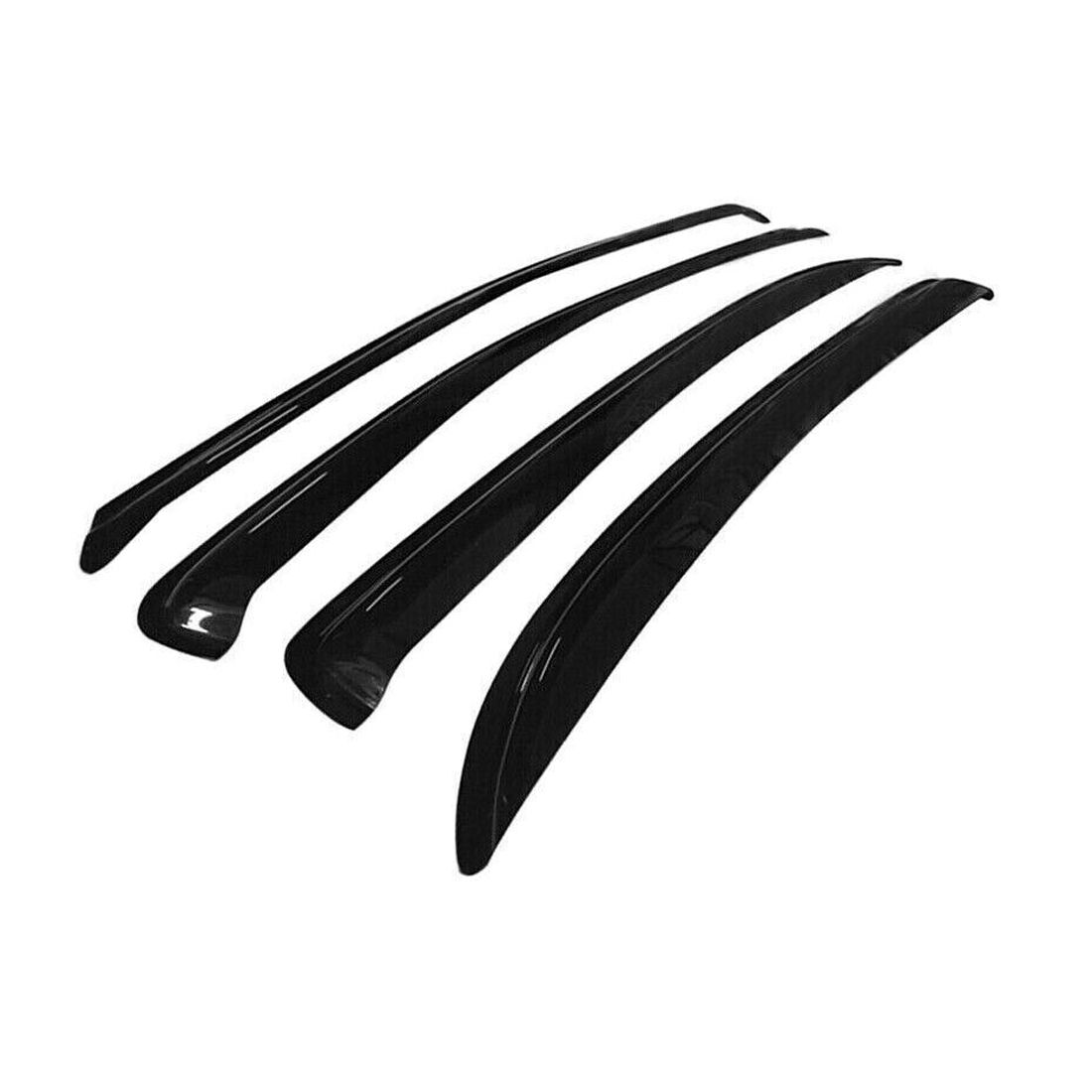 Sedan Acrylic Window Visors Air Deflector 4PCS Set 4DR 3