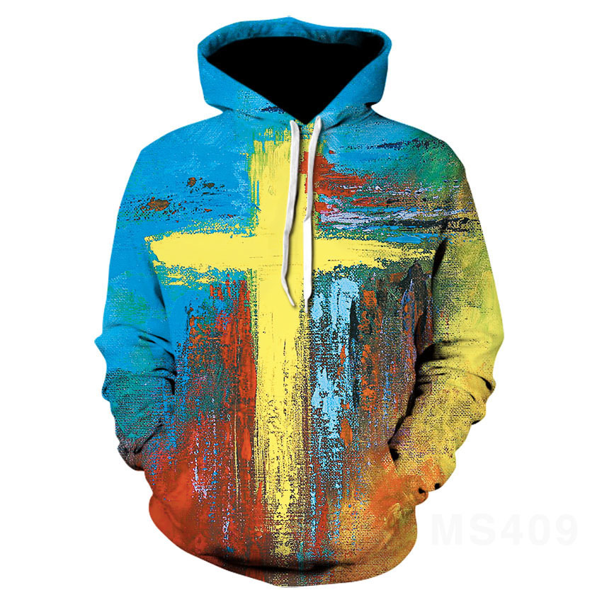 Title 1, Modischer digitaler Langarm-Hoodie für Herren