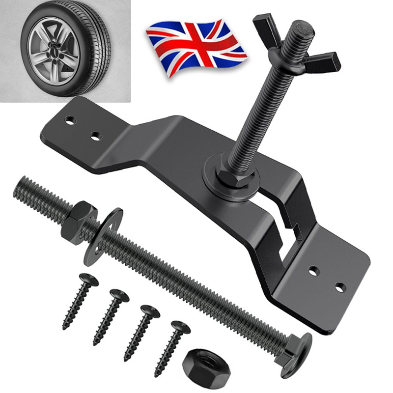 Spare Tire Wall Mount Carrier Holder Wear Resistant Save Space Wheel Bracket Kit