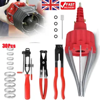 Pneumatic Air Power  Joint Boot Expander Install Tool & Clamp Pliers Clips Set