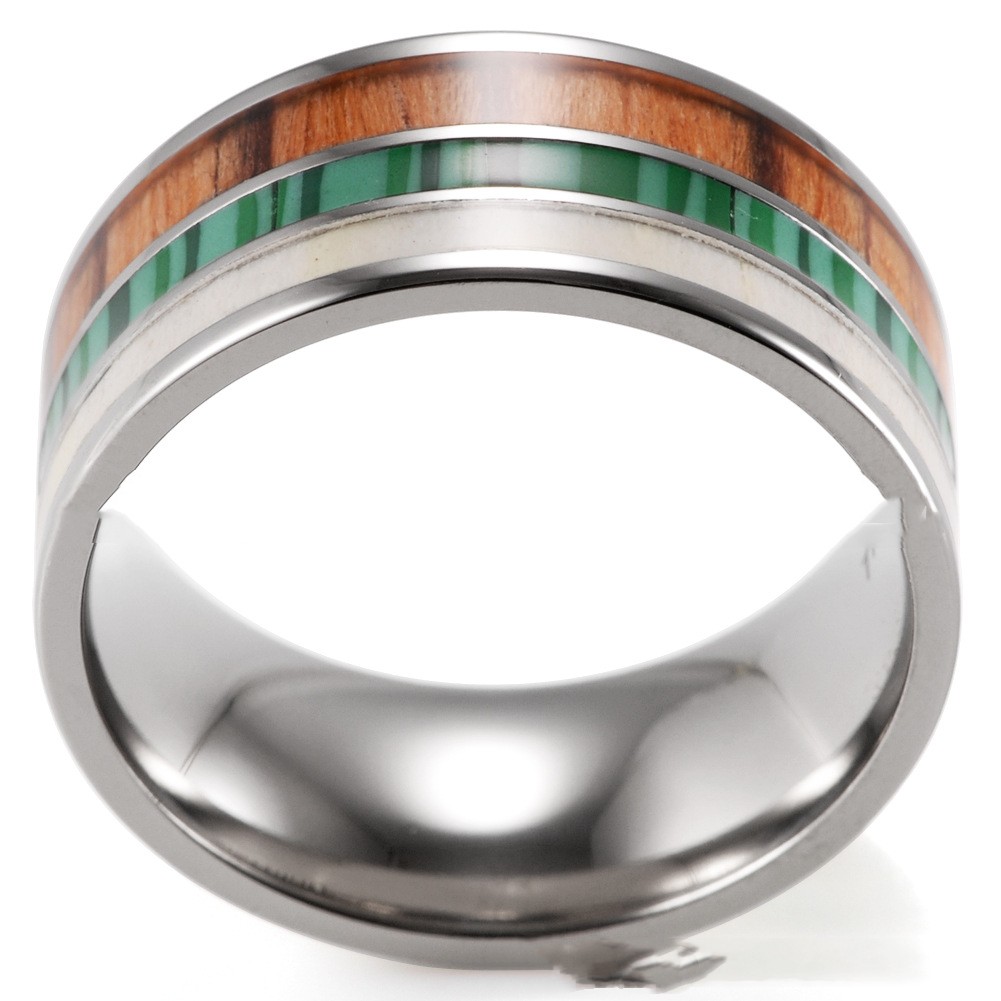 European And American Summer Trend Pure Titanium Ring