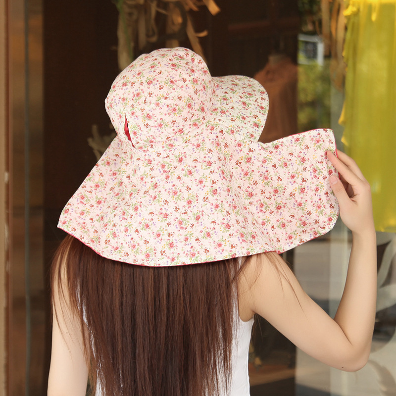 Title 4, Outdoor sun-shading sunshade folding tea hat