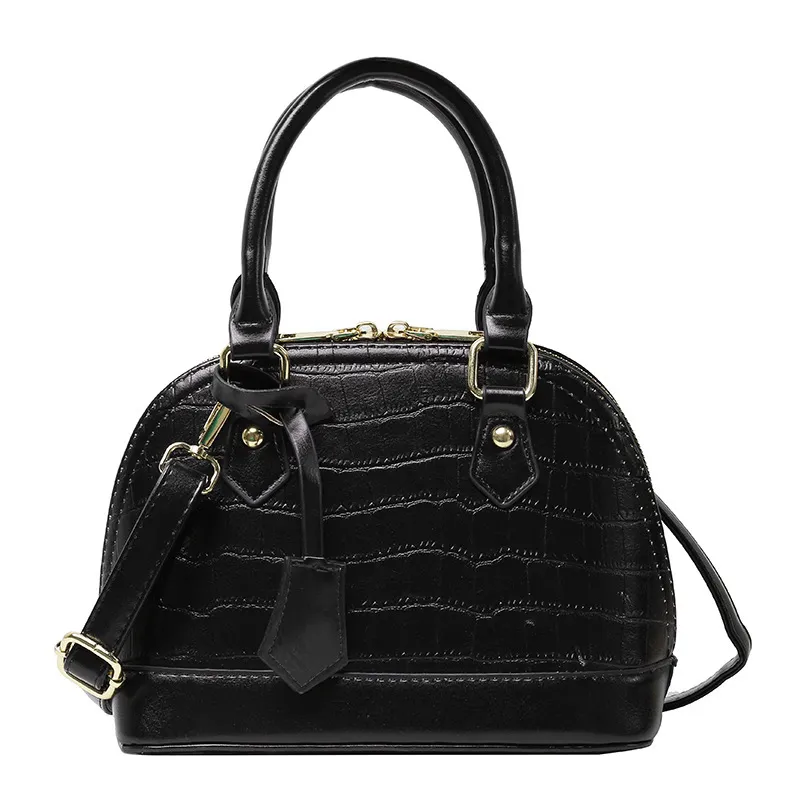 Personalised Women's Fashion Trend Messenger Bag - Black