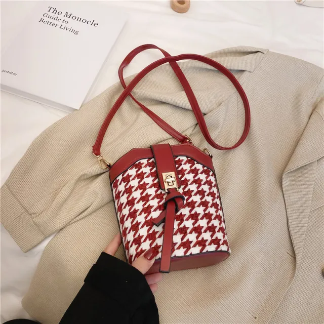 New Stylish Character Pattern Bucket Bag Red - Shop at LoveMi