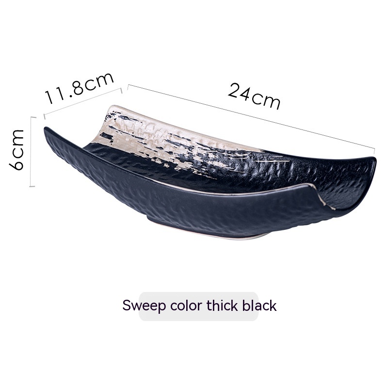 Sweep Color Thick Point Black