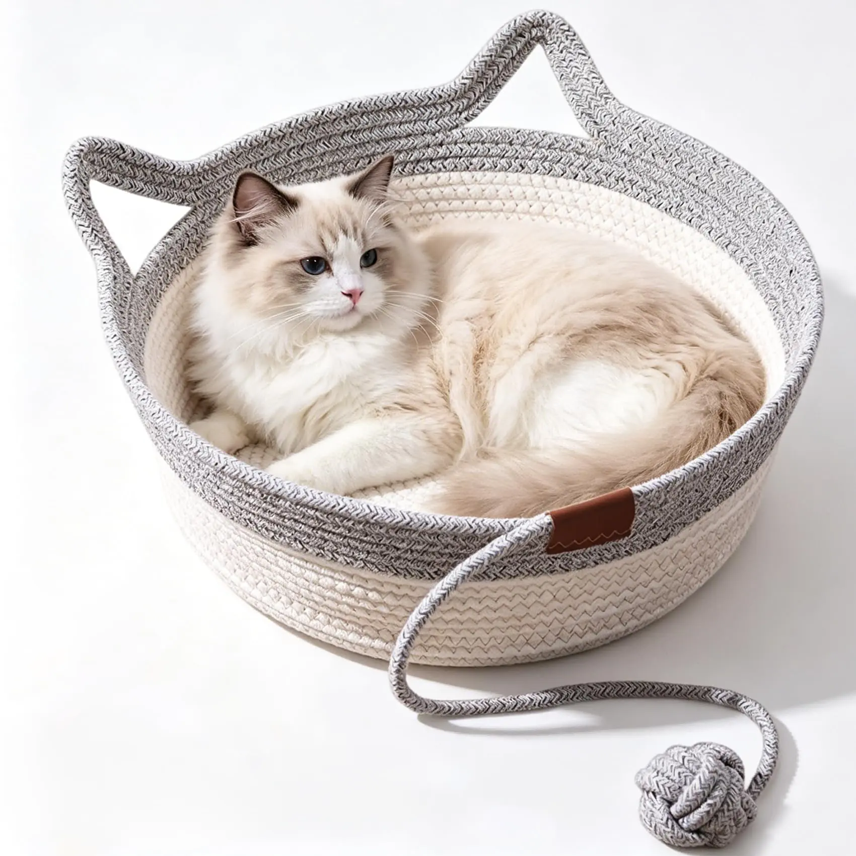 Basket For Cats, 35&40&46cm Stimuli Handwoven Cat