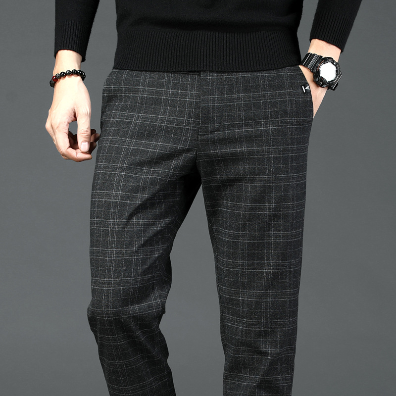 Title 6, Pantaloni da uomo business slim fit elasticizza...