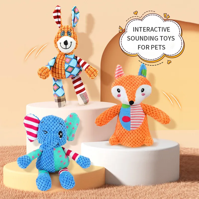 Interactive Dog Toys For Aggressive Chewers Squeaky Pet Grinding