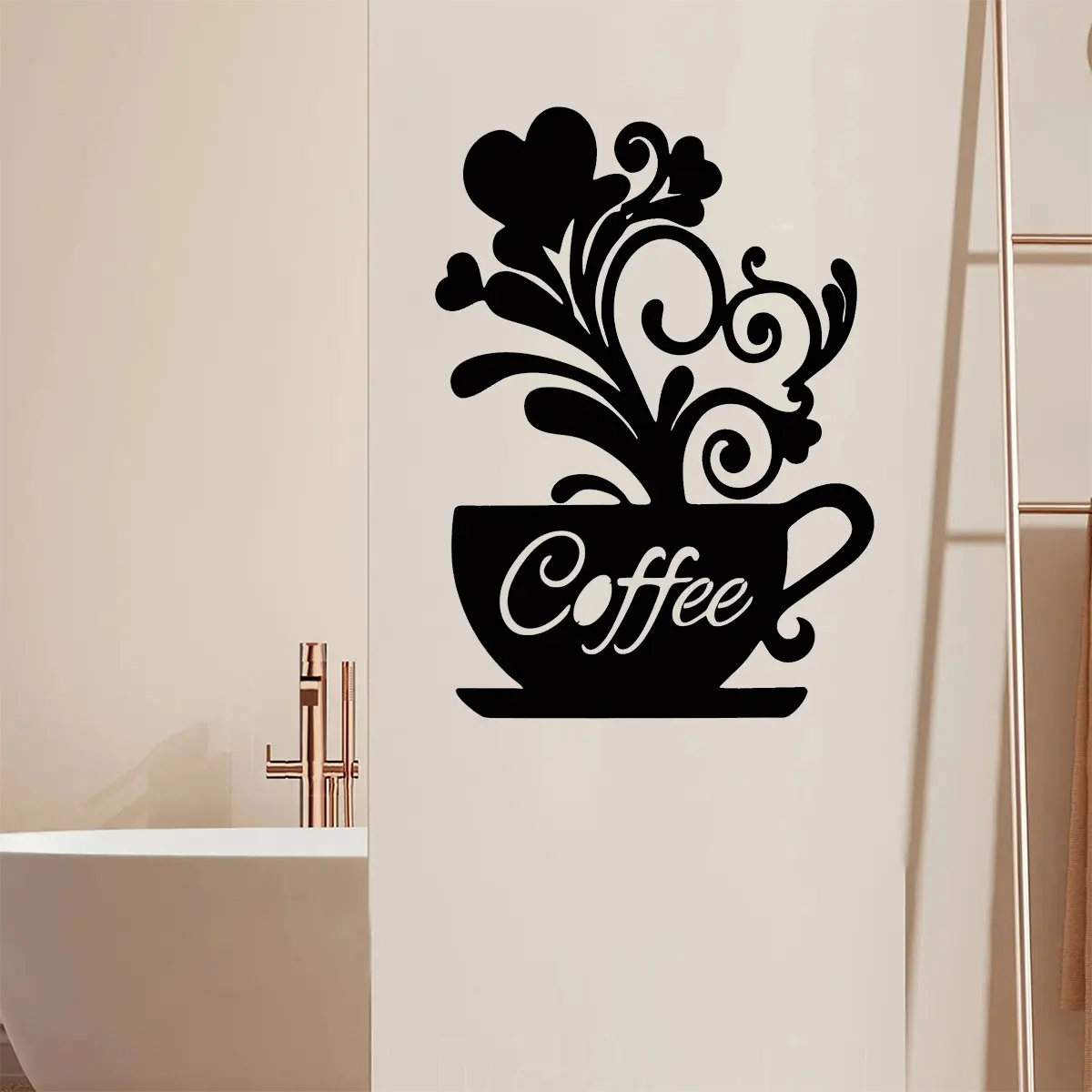 Vintage Industrial Coffee Wall Art Sign