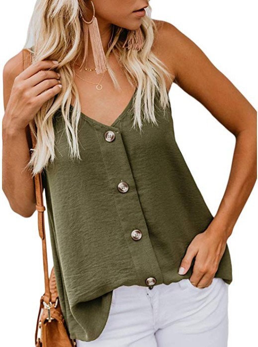 Title 4, Summer Sexy Thin Shoulder Strap Top Women New C...