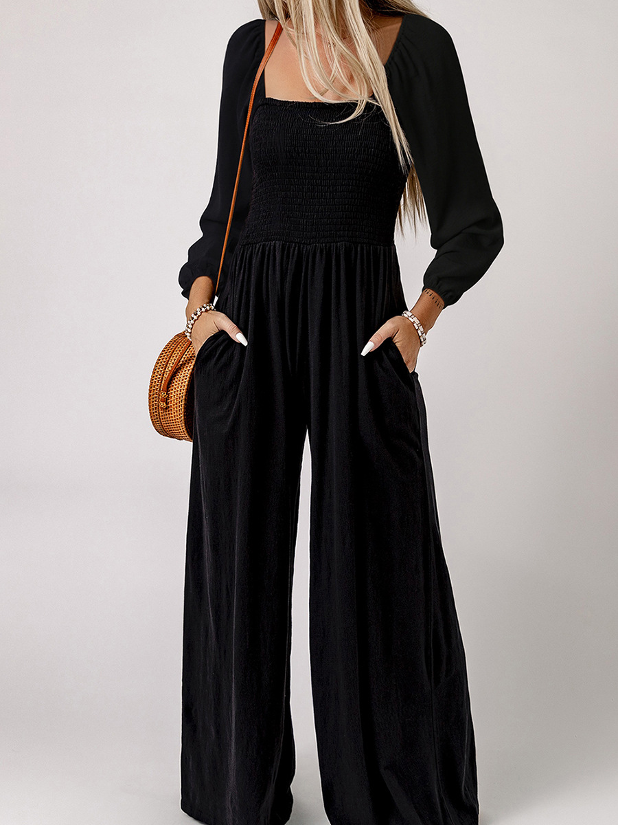 Title 5, Casual All-match High Waist Jumpsuit For Women