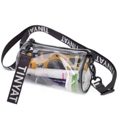 Transparent Jelly Women's Bag Shoulder Messenger Bag Mini Mobile Phone Bag - White - View 1