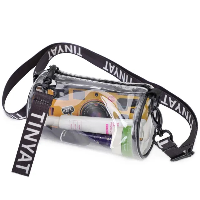 Transparent Jelly Women's Bag Shoulder Messenger Bag Mini Mobile Phone Bag White - Shop at LoveMi