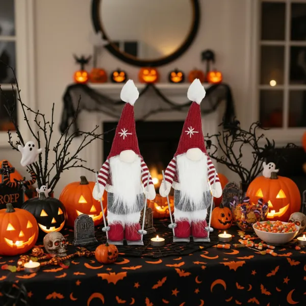 Set Christmas Gnomes Holiday Decor Cute Tabletop Ornaments For Party Gifts & Home Display FBA Shipment Default Title - Shop at LoveMi