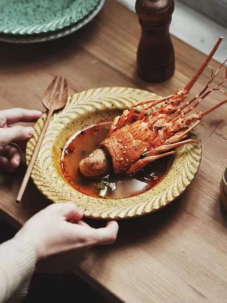 New Hot Selling Stoneware Nordic Creative Western Plate