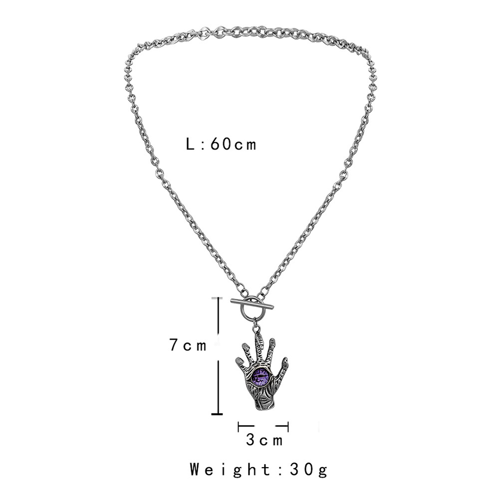 Cross-border Trend Hip-hop Rock Men's Stainless Steel Demon Hand