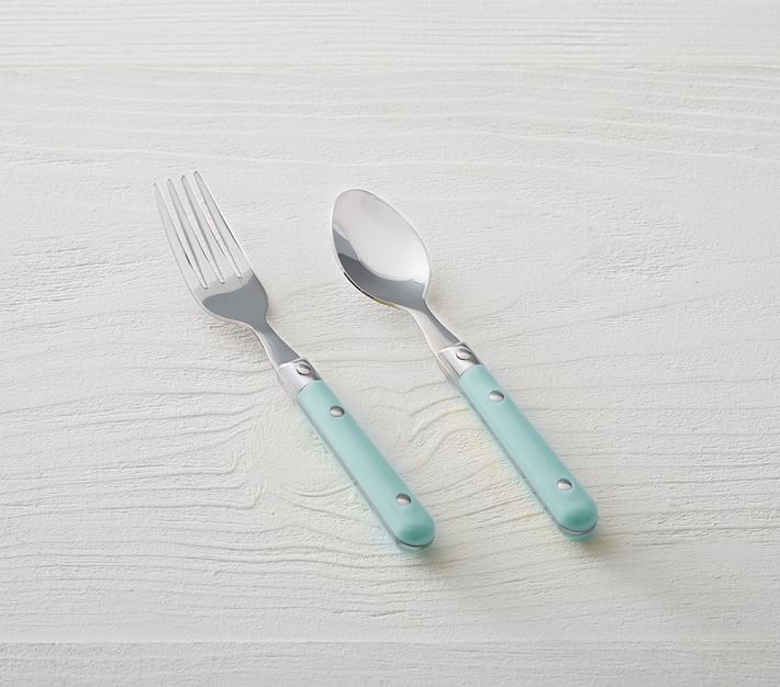 Environmentally Friendly Stainless Steel Children's Fork And Spoon